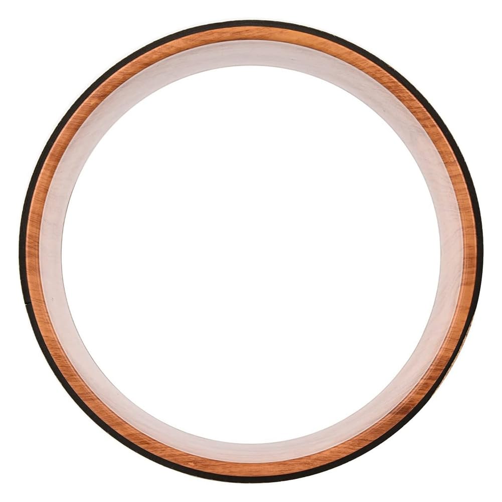 2X Rueda de Yoga Rueda de La Espalda Rueda de Yoga de Corcho Rueda de Yoga para Estirar Flexibilidad Flexiones Traseras Profundizar La Postura de Yoga Flexión hacia Atrás Madera