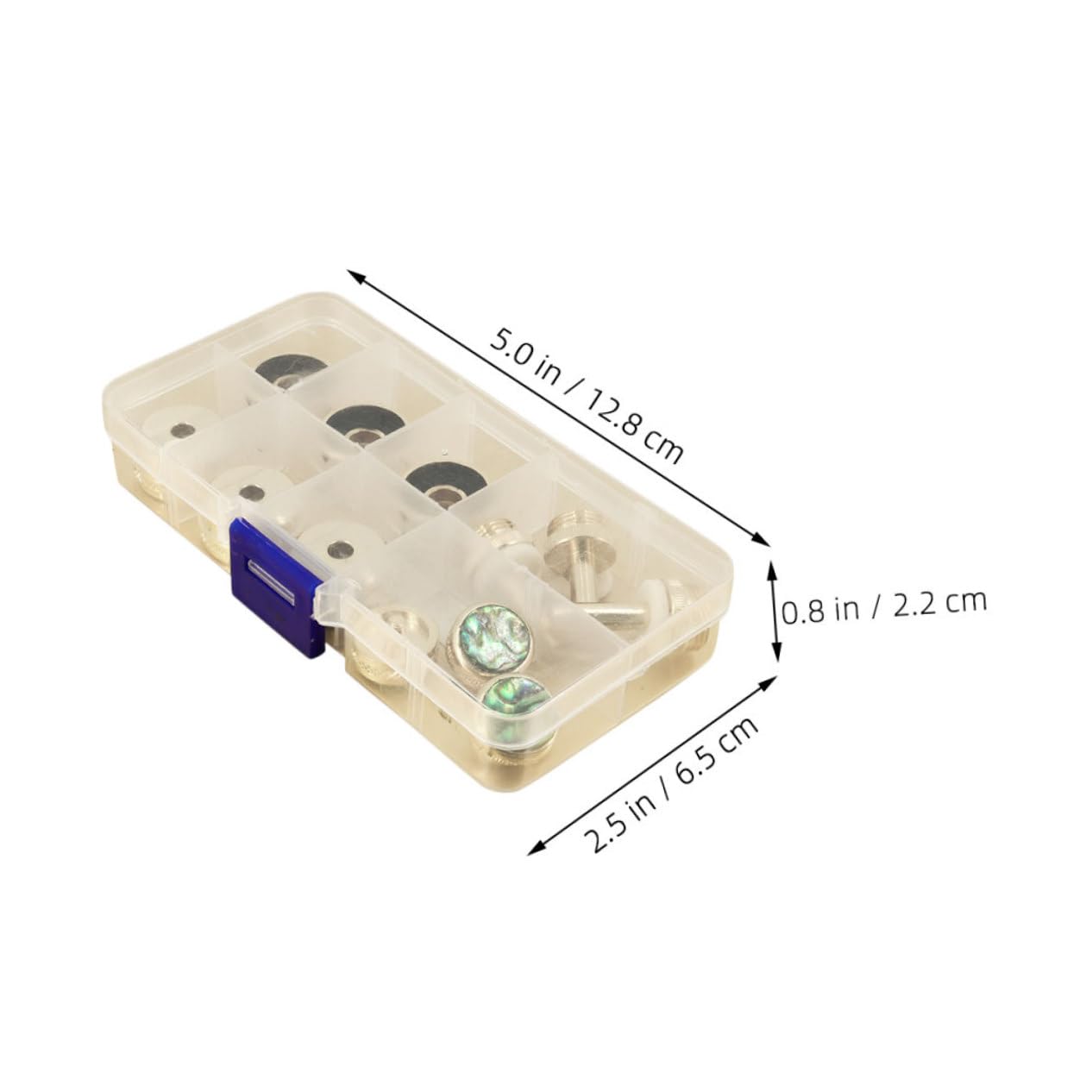 BESTonZON Botones para Válvulas de Trompeta, Metal Dorado, Tapas Inferiores y Varillas, Repuesto Portátil para Reparación de Trompeta
