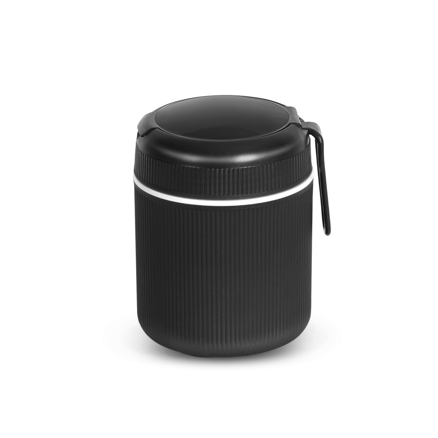 JAYPEE SoloMeal PUF Insulated Inner Stainless Steel Food Jar with Foldable Spoon|Hot/Cold Meal Jar for Kids|Office Women |Men|Food Storage Traveling Box Light Weight |Scratch Resistant|500 ml, Black-image-38