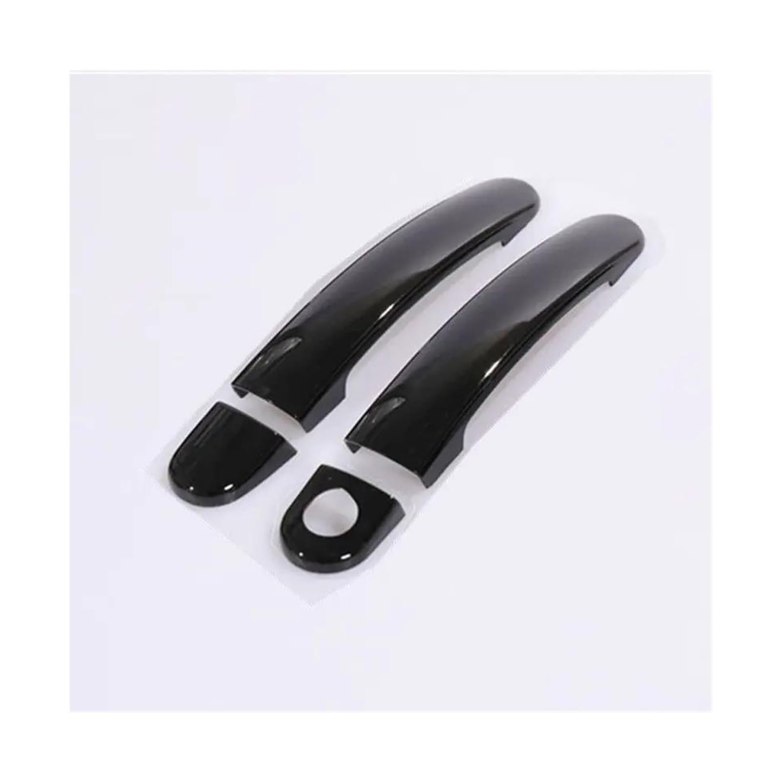 Hckclmbmzw Black D For Golf 5 Mk5 V For Rabbit 1K 2004-2009 Car Door Handle Covers Stickers Gloss Black Chrome Accessories Styling Door Handle Cover(Black D)