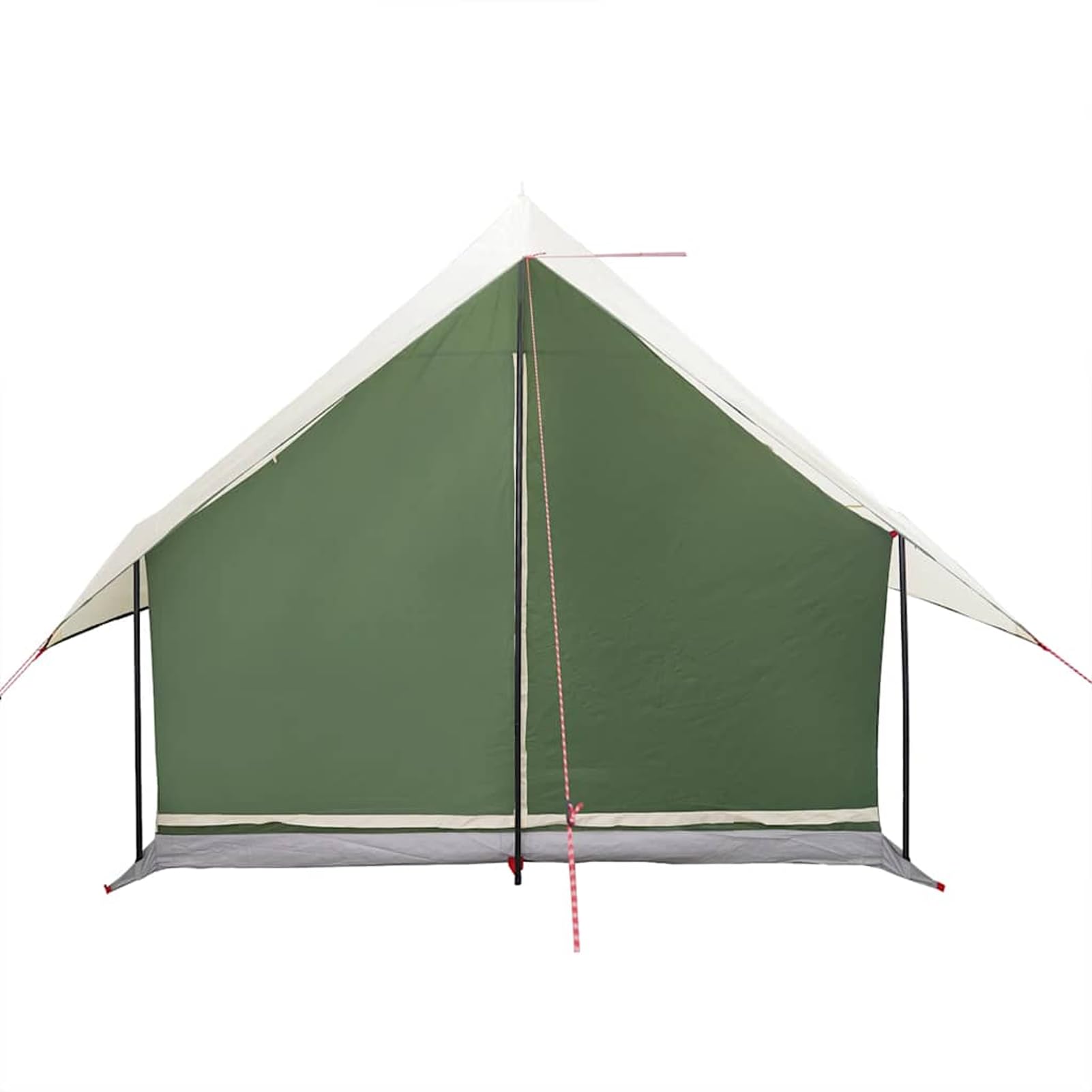 HOMELEN - Refugio para acampada para 5 personas, impermeable, de poliéster verde, tamaño familiar, resistente a la intemperie con lluvia extraíble, puerto eléctrico y ventilación para patio