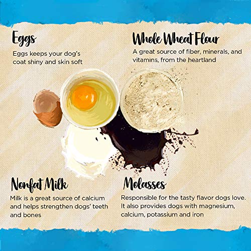 Blue Dog Bakery Natural Dog Treats, Maple Bacon Paws, 18 Ounce Box