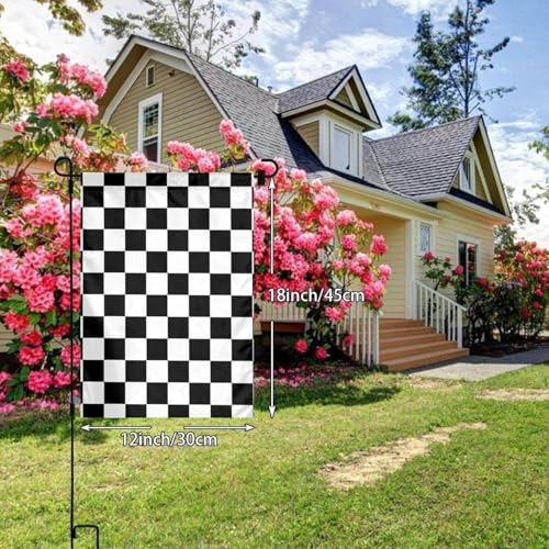 Drapeau de jardin course automobile Indy Decorations 30x45 cm - 6