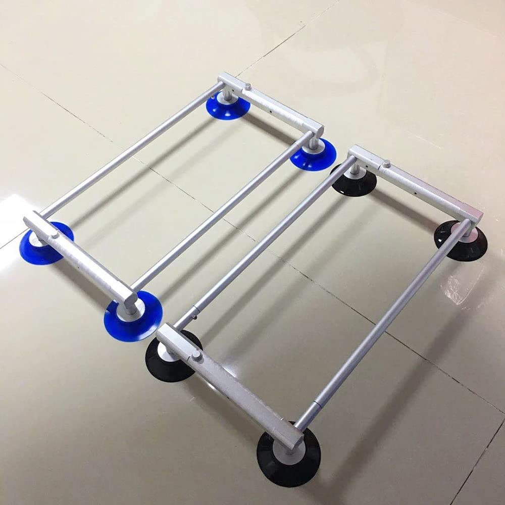 Elevadores de ventosa para pantallas LCD y de cristal, mango ajustable, capacidad de 50-60 kg, paquete de 4