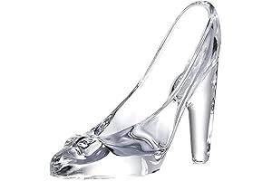 Crystal High Heels Glass Shoes for Girls