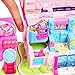 Shopkins Lil' Secrets Secret Small Mall Multi Level Playset with Grocery Store, Fashion Boutique & Ice Cream Truck