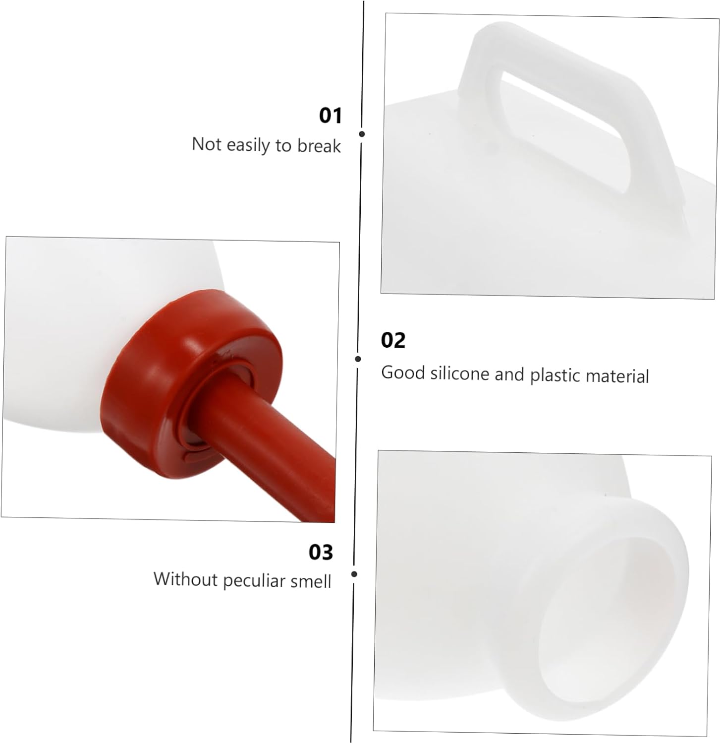 Pet Nursing Bottle for Kitten Puppy Newborn Animal Feeding Bottle Boilable Nipples