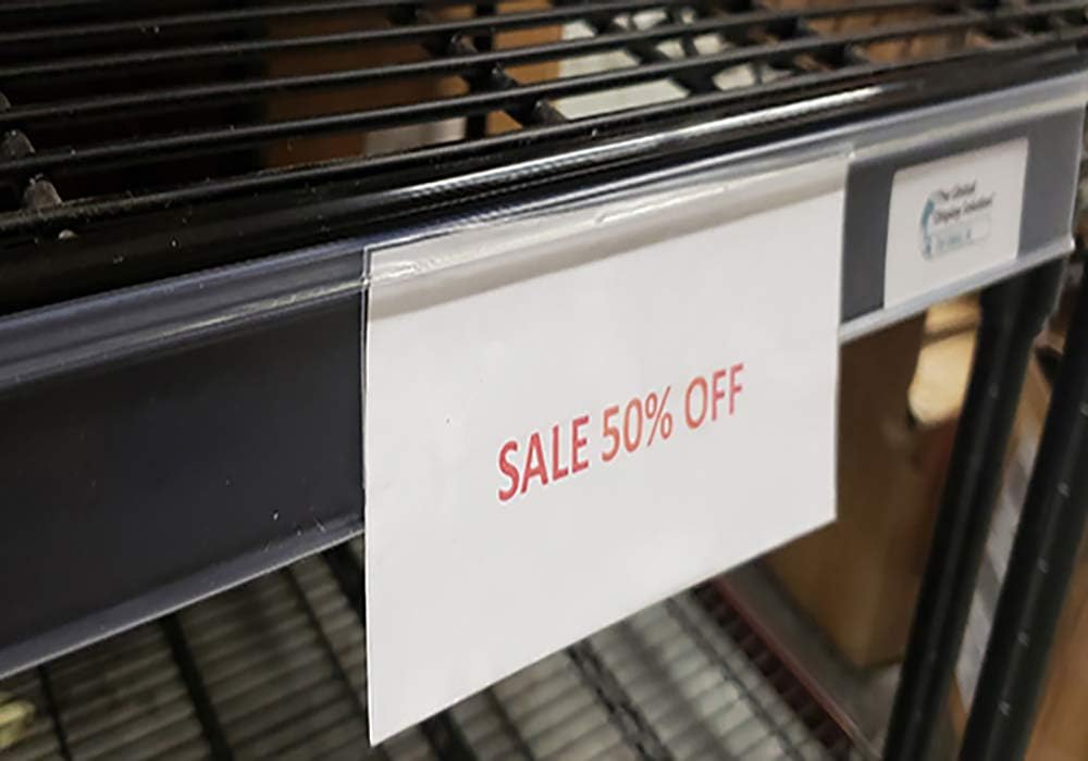 Amazon.com: THE GLOBAL DISPLAY SOLUTION | Wire Shelf Label Holders ...