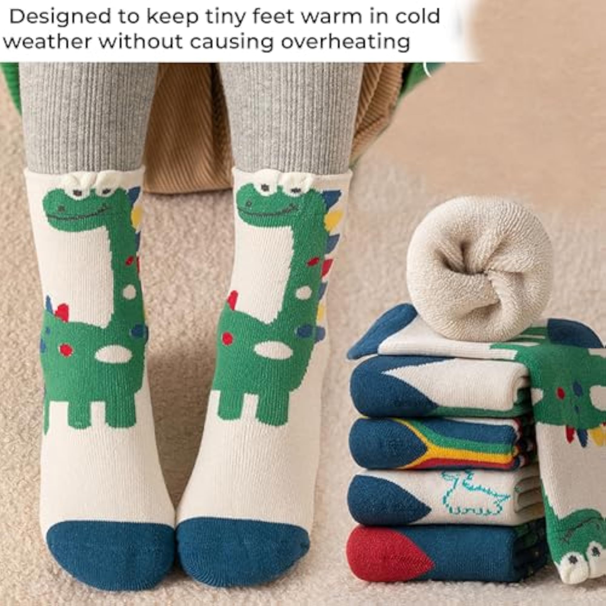 Soft Anti-Slip Socks for Toddlers, Everyday Use