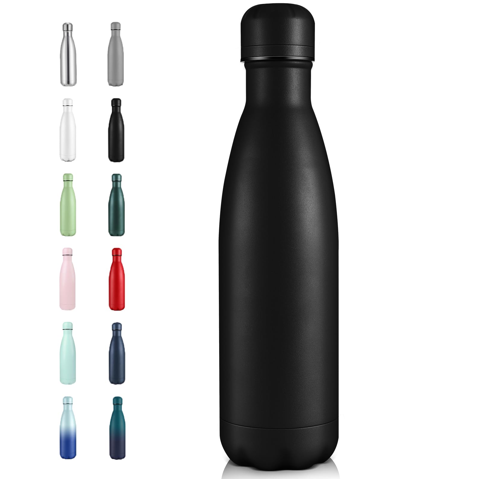 Volhoply 17oz Insulated Stainless Steel Water Bottle