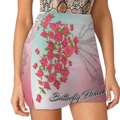 Jupe short de golf rose avec poche intégrée pour performance athlétique - 2