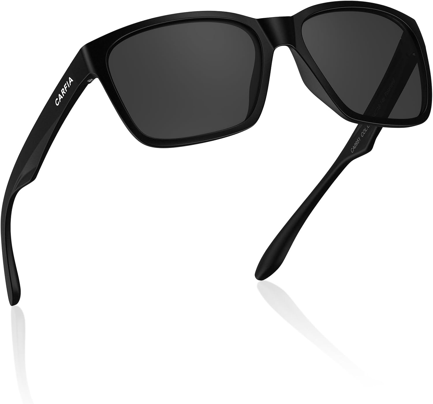 CARFIA Casual Polarized Mens Sunglasses UV400 Protection, Lightweight Unbreakable TR90 Sports Cycling Fishing Glasses CA0951
