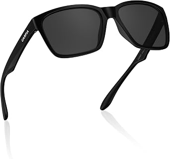 CARFIA Casual Polarized Mens Sunglasses UV400 Protection, Lightweight Unbreakable TR90 Sports Cycling Fishing Glasses CA0951