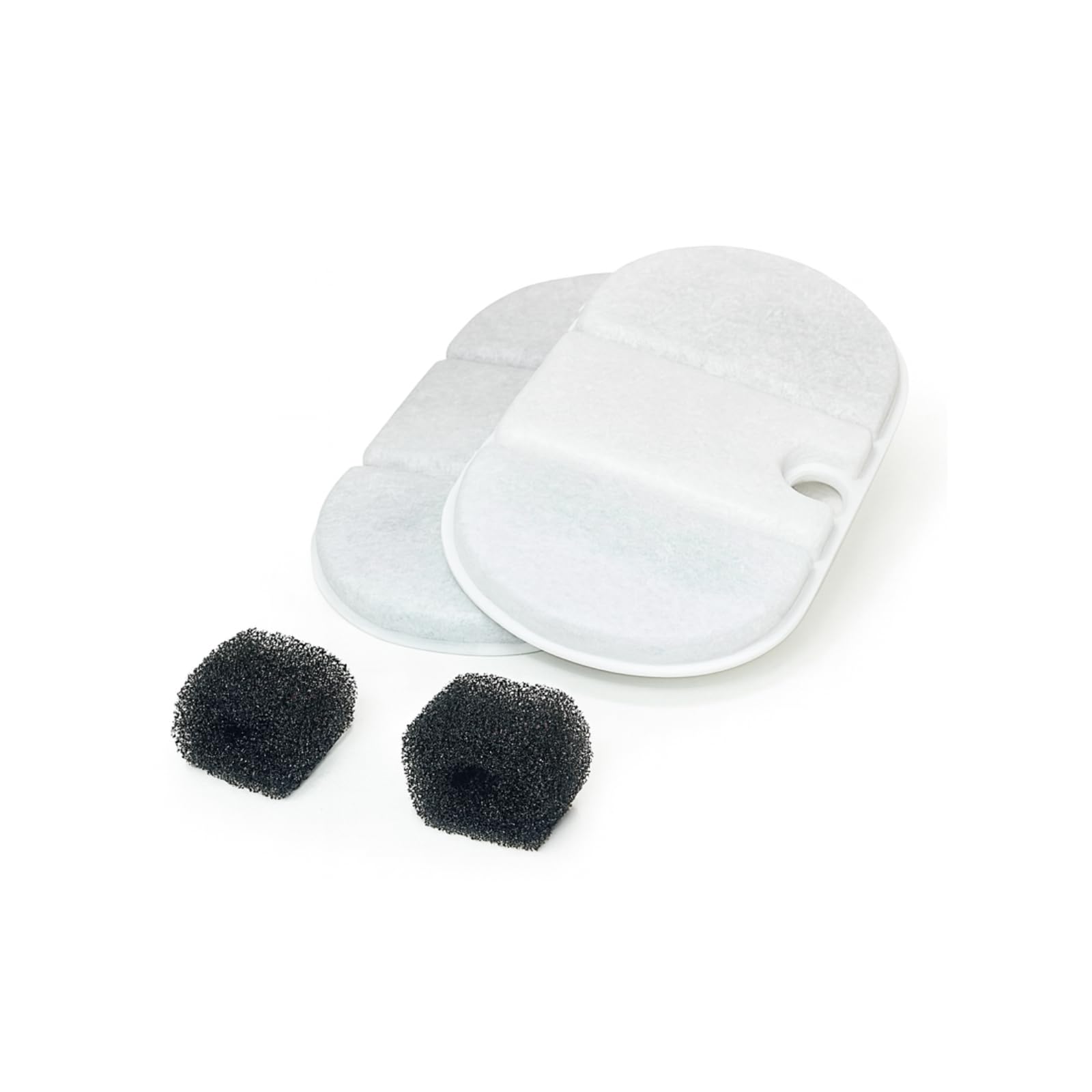 NISPIRA PLWF002 Kit de filtro de agua de carbón activado para fuente de agua para gatos, reemplazos con esponjas, compatible con Petlibro 78 onzas/2.1 L, 12 paquetes