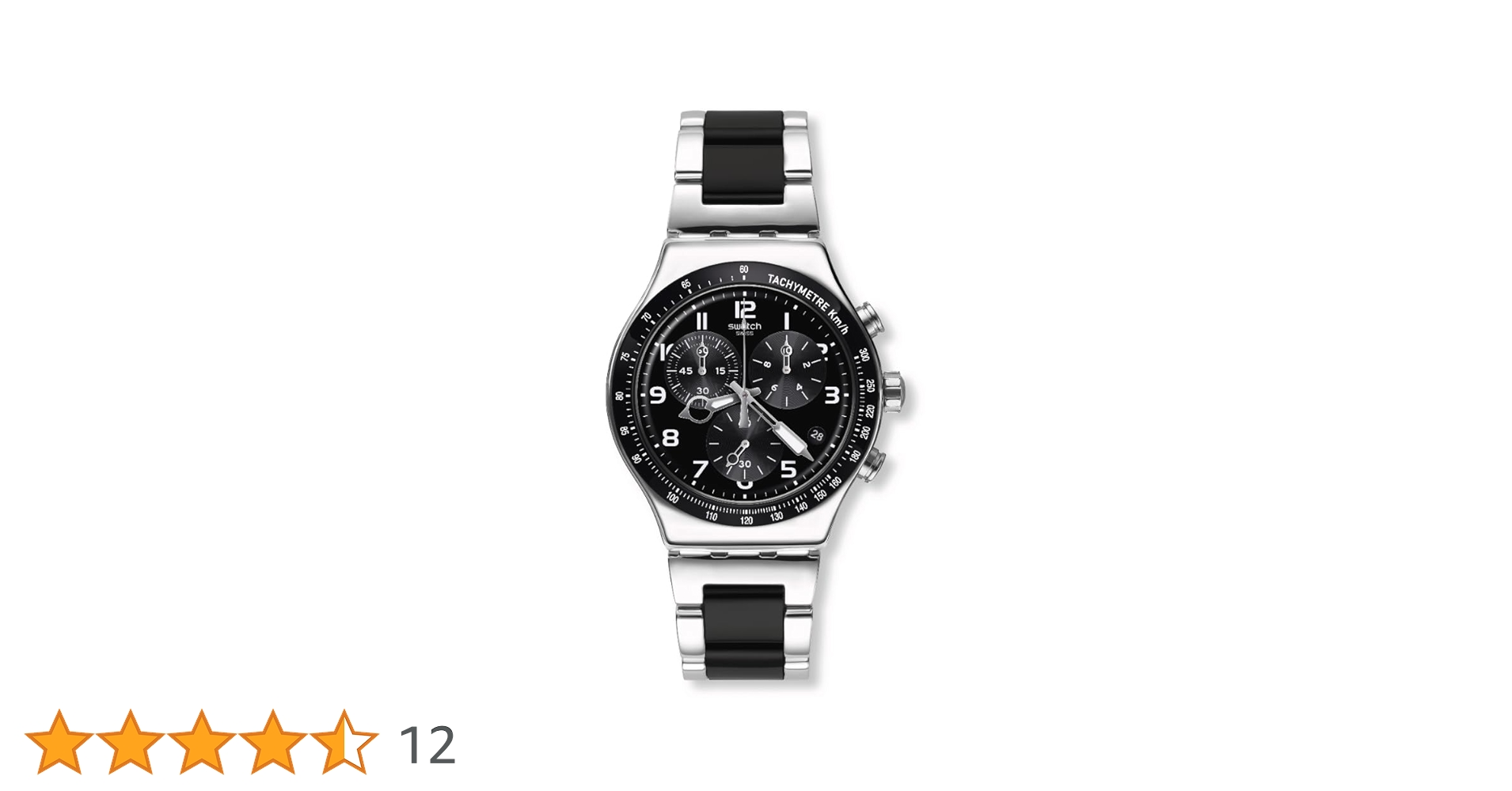irony Swatch Irony V8 Quartz Chronograph Double Level Wristwatch