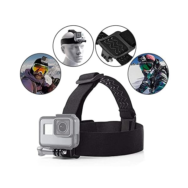 11 Stück Action Kamera Zubehör Kit, Action Kamera Halterung, Brustgurt Halterung, Action Kamera Zubehör für Motorrad… – Bild 5