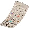 BB Brotrade Hanging Jewelry Organizer,Accessories Organizer,80 Pocket Organizer for Holding Jewelries(Beige)