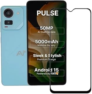 Advanced Edge To Edge Tempered Glass For Ai+ Pulse Adavnced Tempered Glass | Full Edge Screen Protector for Ai+ Pulse
