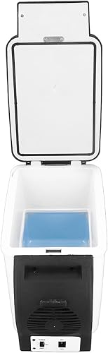 Miniatura 4 de Pssopp Refrigerador portátil de 6 litros, refrigerador eléctrico portátil de 6 litros, mini nevera portátil para dormitorios, automóviles, oficinas,