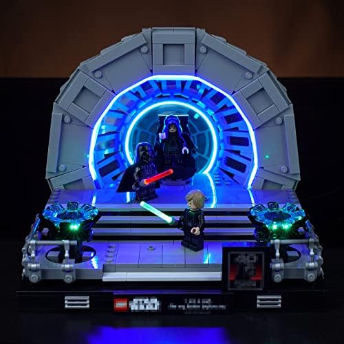BrickBling LED Light for Lego Emperor’s Throne Room Diorama 75352 Building Set(Building Not Included), Creative Lighting for Lego 75352