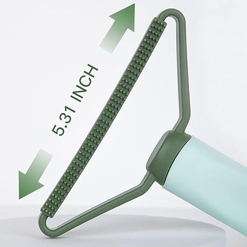 Miniatura 7 de Fodyne Removedor de pelo de doble cara, removedor de pelusa, reutilizable, limpiador de alfombras para mascotas, pelusas para pelo de mascotas,