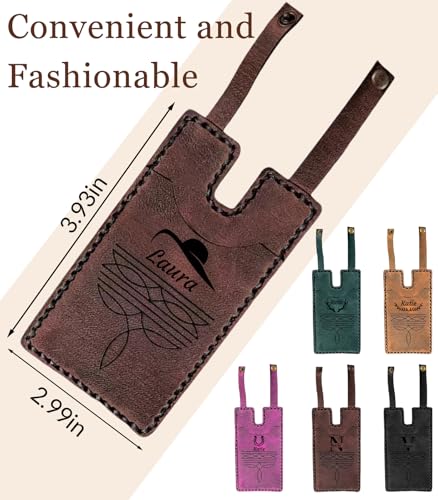 HJX 2Pcs Personalized Western Boot Wallet for Women, Custom Western Boot Wallet with Snap Strap, Handcrafted Small Minimalist Leather Boot Credit Card Holder4