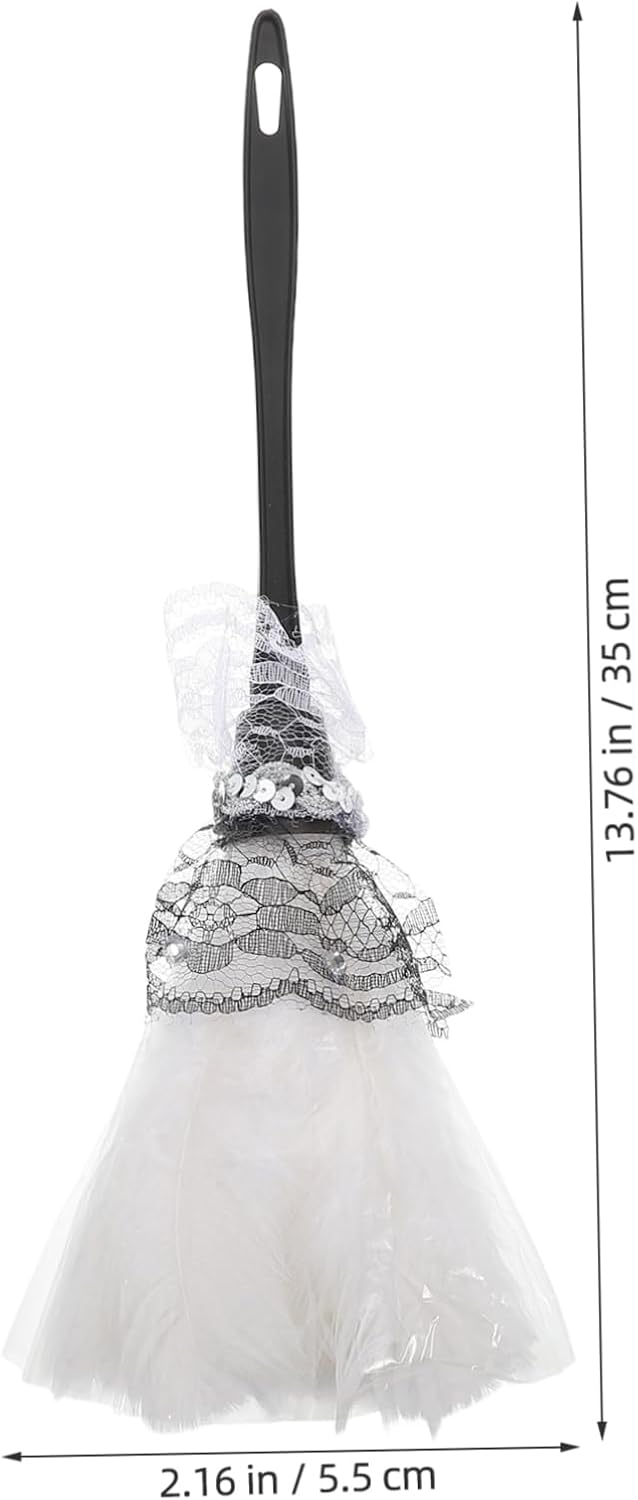 French Style Lace Duster Maid Costume Accessory Stage Prop Cosplay Window Cleaning Brush image 2