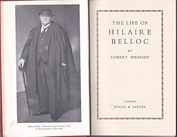Hardcover The Life of Hillaire Belloc Book
