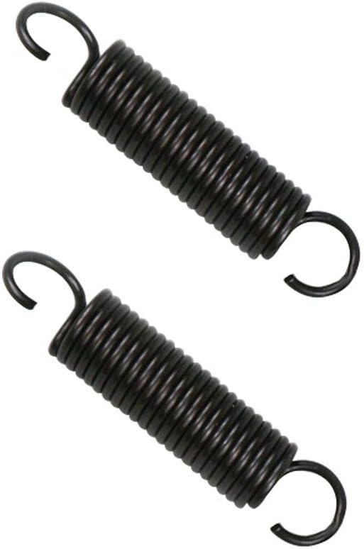 KnR Harmony2 Stรผck Zugfeder 56.5mm/2.22 Zugfedern Haken Doppelstufenfeder Edelstahl Doppelhaken spannfeder freie Lรคnge Federstahl Kleine Ersatz Komprimierter Federdraht fรผr Furniture Gerรคte