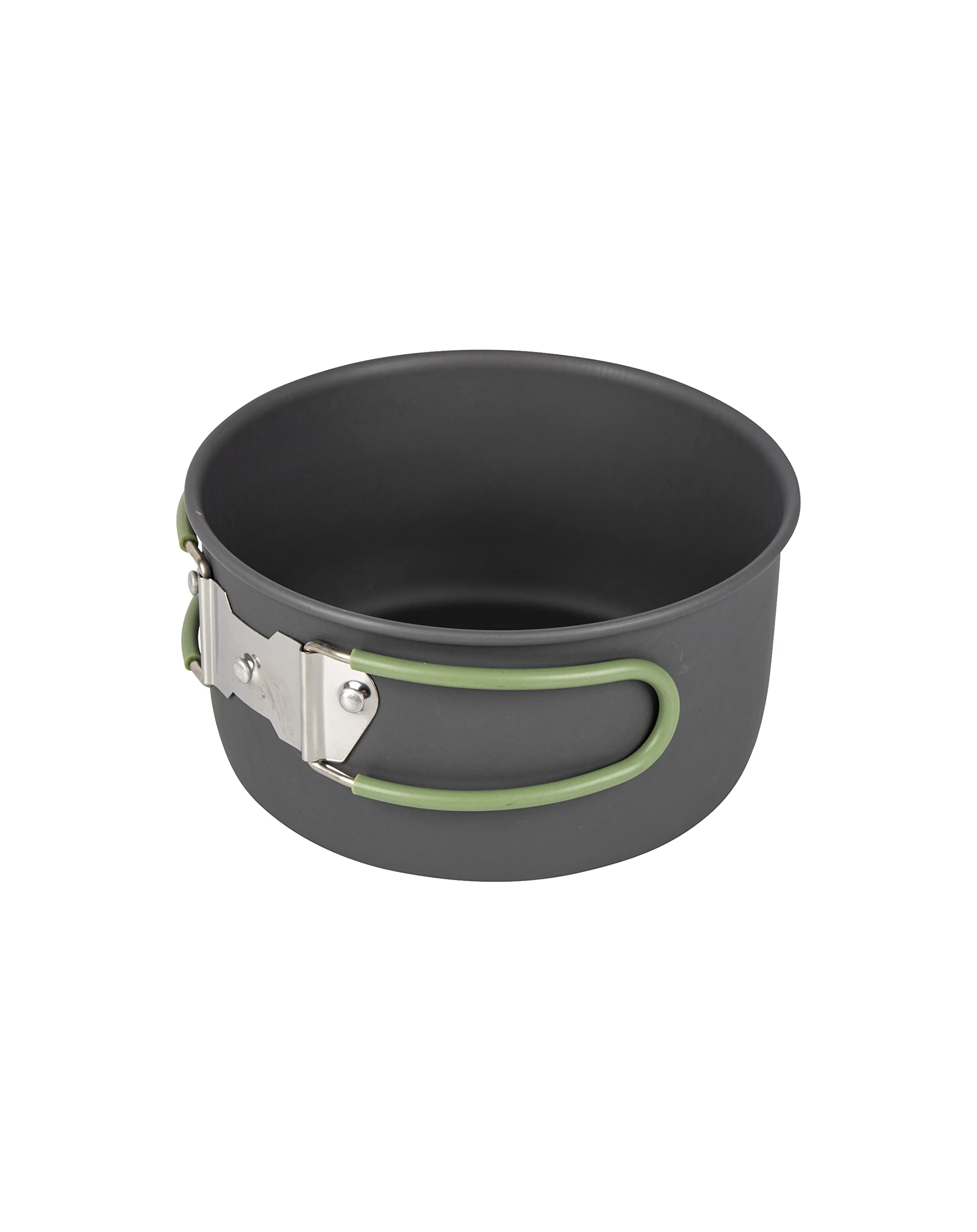 Bo-Camp - Casseroles - Explorer - 4 pcs - Anodisé dur, Anthracite/Rouge