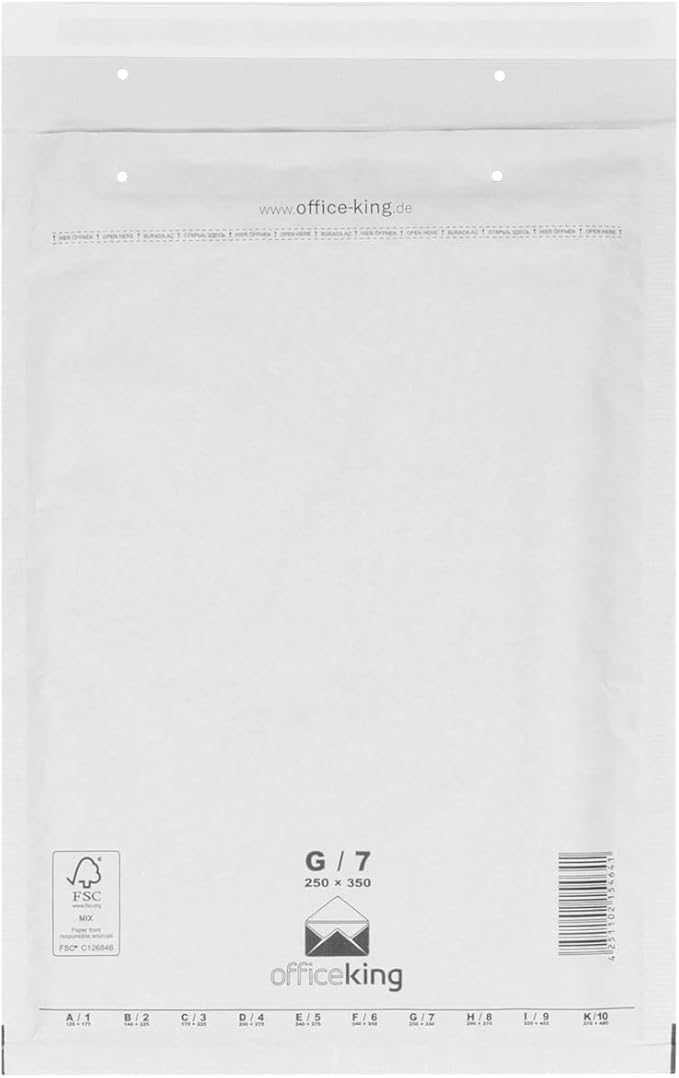 Officeking Luftpolstertaschen 50x C/3 (170x225mm) - Versandtaschen DIN A5