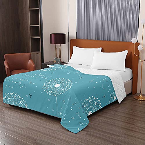 Oduo Moderna Colcha de Verano Colcha Bouti Colcha Acolchada para Cama Suave y Cómoda - Edredón Fresca Lavable para Primavera y Entretiempo Individual Matrimonio Infantil (Teñido Anudado,100x150cm)