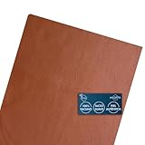HILOPITA Retales de cuero natural 100% auténtico | Piel de vaca real para marroquinería y confección | Cuero flexible ideal para artesanos, diseñadores y proyectos DIY (30X40, MARRÓN)