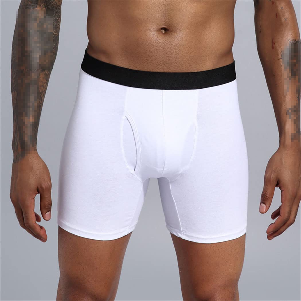 keusyoi 5 Pz/lotto Boxer Pantaloncini Uomo Mutande Lunghe Boxer Degli Uomini Biancheria Intima Pantaloncini Di Cotone Traspirante Pantaloncini Boxer