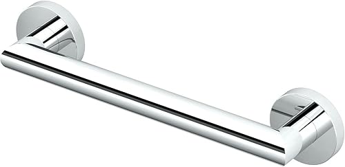Gatco 960 Glam - Barra de agarre cromada de 12 pulgadas, barra de agarre de acero inoxidable de seguridad compatible con ADA para baño