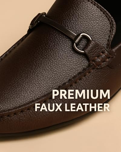 Image of Kraasa Men Premium Causal Loafers | Driving Loafers | Lighweight Slip-On's | Soft Cushioned Insole | Super Flexible, Comfortable for Men