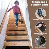 Zoom IMG-1 homwiz tappetini per scale antiscivolo Zoom IMG-1 homwiz tappetini per scale antiscivolo