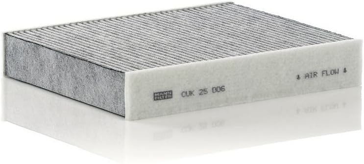 MANN-FILTER CUK 25 006 Cabin Air Filter - Pollen Filter with Activated Carbon