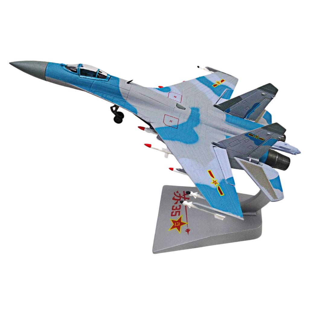 Diecast Airplane 1:72 Russian Sukhoi Su-35 Flanker-E Metal 12.2 inches Plane Model Office Decoration