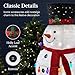 Best Choice Products 5ft Lighted Pop-Up Snowman, Large White Outdoor Christmas Holiday Decoration w/ 200 LED Lights, Hat, Scarf, Multicolored Lights
