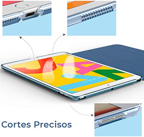 Capa iPad 7a, 8a e 9a Geração 10.2″ - WB Couro Premium Antichoque Azul Marinho