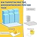 100 Stück PIPI matten für Hunde – 86 × 71 cm Extra Große welpen unterlagen mit 6 - lagigem Auslaufschutz, wickelunterlage einweg, saugstarke trainingspads für Hunde, schnelltrocknende Puppy Pads