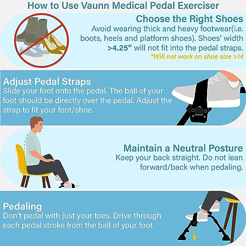 Vaunn 565-SERIES-E Medical Under Desk Bike Pedal Exerciser thumb #5