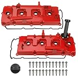 MILIPARTS Aluminum Valve Cover Set w/Gasket Bolts Compatible with 2007-2017 Nissan Armada NV2500 NV3500 Titan Pathfinder Infiniti QX56 5.6L V8 Replace 13264ZE01A 132647S000