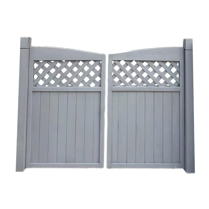 Kit de Puerta para Perros de Madera carbonizada – Barrera de Seguridad Exterior Elegante para Patio, jardín y Pasillo 140 x 100 cm – Separador Decorativo para Mascotas y Puerta de