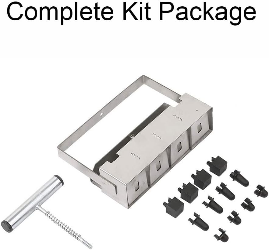 Soil Block Maker Hand-Held Blocker Block Maker with Plastic Seed Pins Soil Blocker for Seed Starting Garden Potting Tool, Outdoor Plants