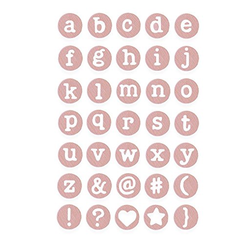 Sizzix Thinlits Die Set 35PK-Dainty Lowercase by Debi Potter, Metal, Multicolour, 26 x 13 x 0.2 cm