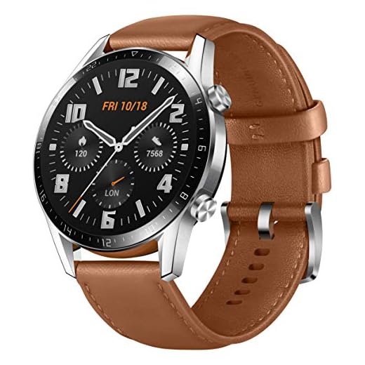 HUAWEI Watch GT 2 Classic/Pebble Brown inklusive Geschenkgutschein [Exklusiv bei Amazon]