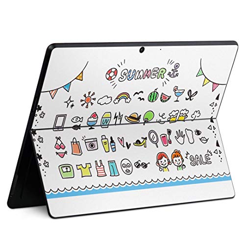 igsticker Surface Pro X pXLV[ T[tFX v GbNX m[gubN m[gp\R Jo[ P[X tB XebJ[ ANZT[ ی 015623  summer 킢