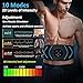 Yonars EMS Bauchmuskeltrainer, EMS TrainingsgeräT, EMS Muskelstimulator Bauchmuskeltrainer Trainingsgerät, EMS Muskelstimulation Elektrisch USB-Wiederaufladbarer Tragbarer für Bauch,Arm,Bein-Fitness